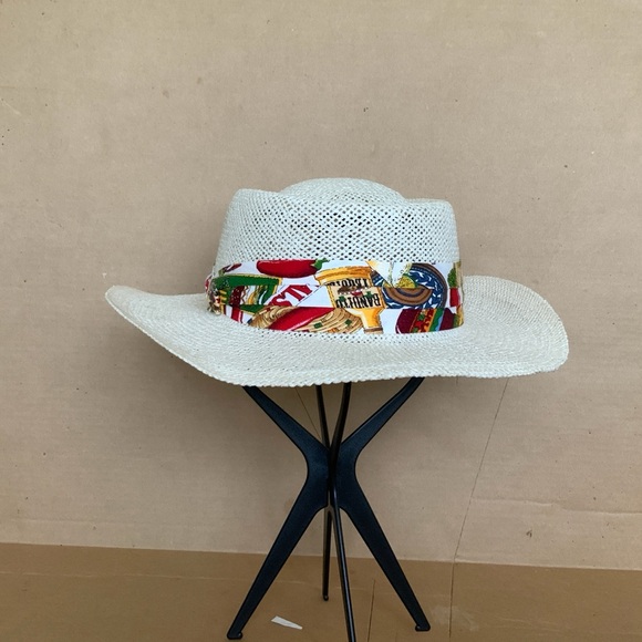 USA STRAW STYLE SUMMER HAT. UNISEX - Picture 2 of 7